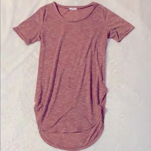 Crop sleeve tee